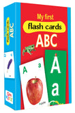 Front cover of the book 'My Flash Cards ABC' by Om Books.