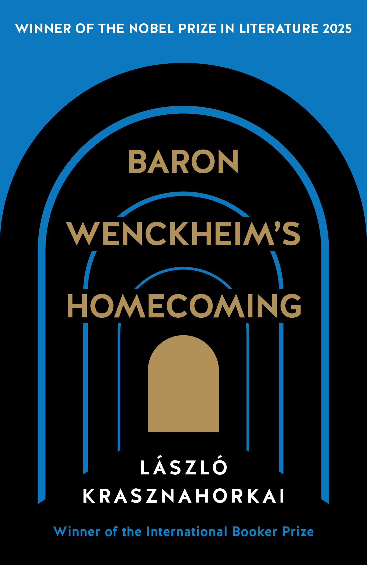 Front cover of the book 'Baron Wenckheim's Homecoming' by László Krasznahorkai.