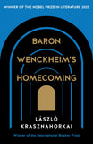 Front cover of the book 'Baron Wenckheim's Homecoming' by László Krasznahorkai.