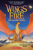 Front cover of the book 'Wings Of Fire Graphic Novel #05: The Brightest Night (Graphix)' by Tui T. Sutherland.