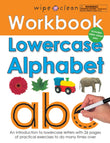 Front cover of the book 'Wipe Clean Workbook Lowercase Alphabet: Includes Wipe-Clean Pen (Wipe Clean Learning Books)' by Roger Priddy.