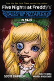 Front cover of the book 'Nexie: An AFK Book (Five Nights at Freddys: Tales from the Pizzaplex #6)' by Scott Cawthon, Andrea Waggener, Kelly Parra.