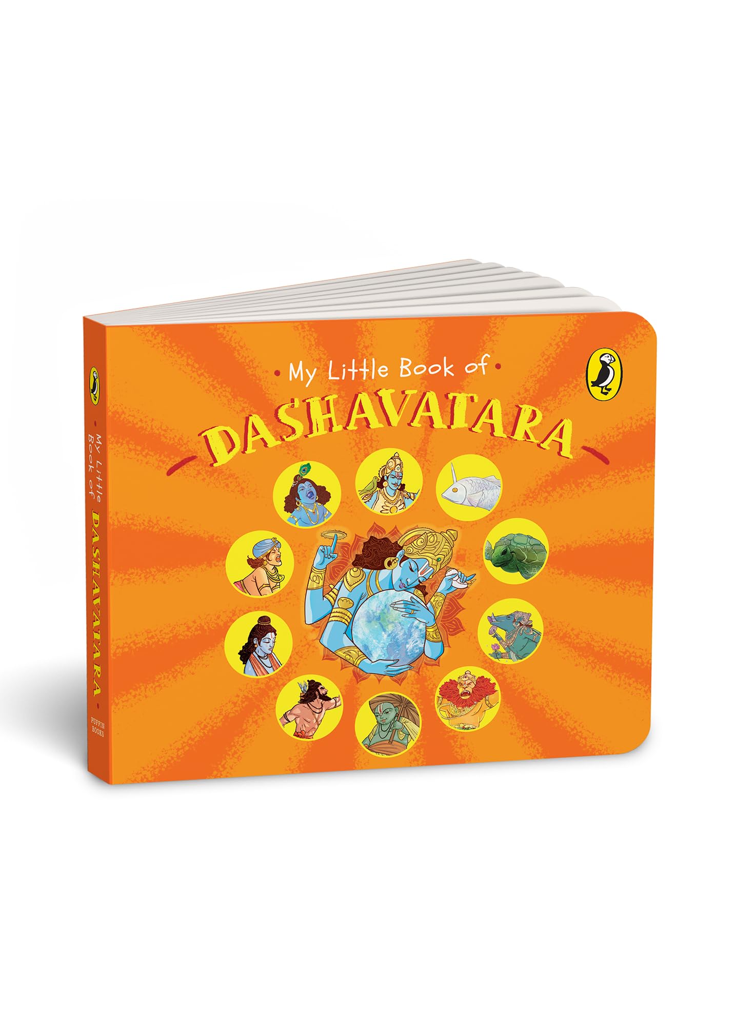 Front cover of the book 'My Little Book Of Dashavatara' by Nalini Ramachandran.