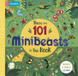Front cover of the book 'There are 101 Minibeasts in This Book' by Darcie Olley.
