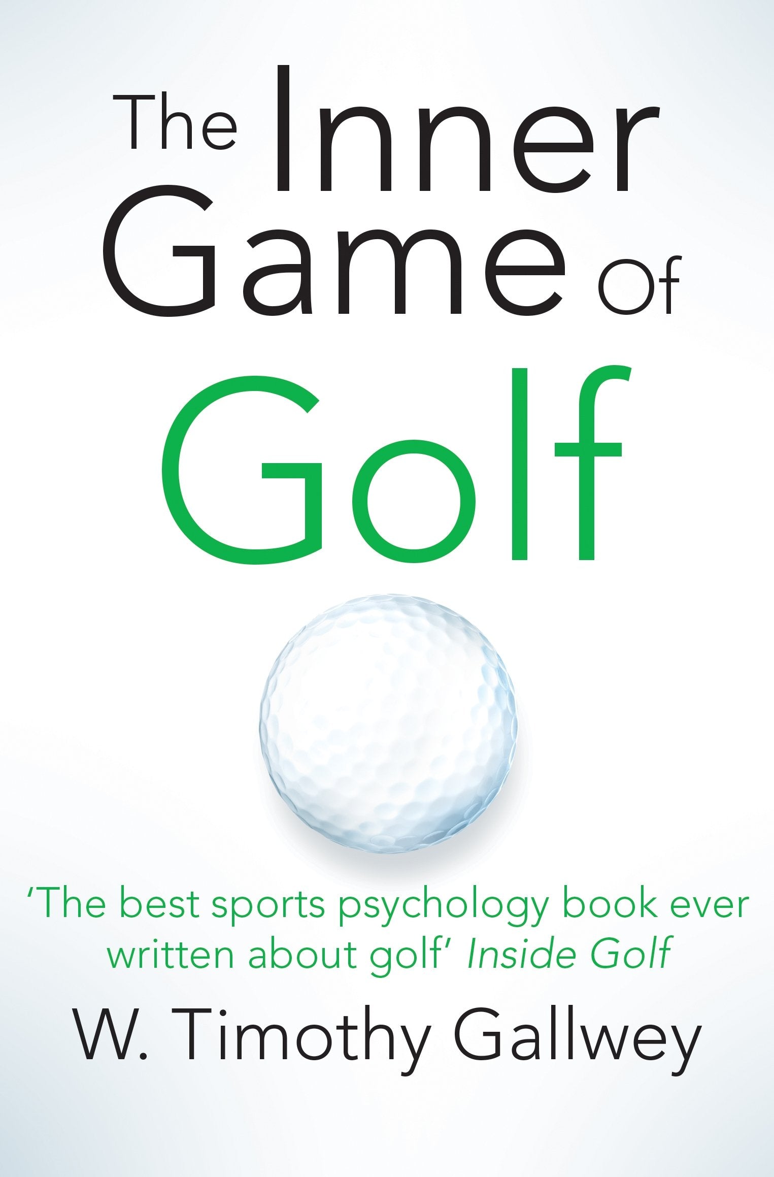 Front cover of the book 'The Inner Game of Golf' by W Timothy Gallwey.