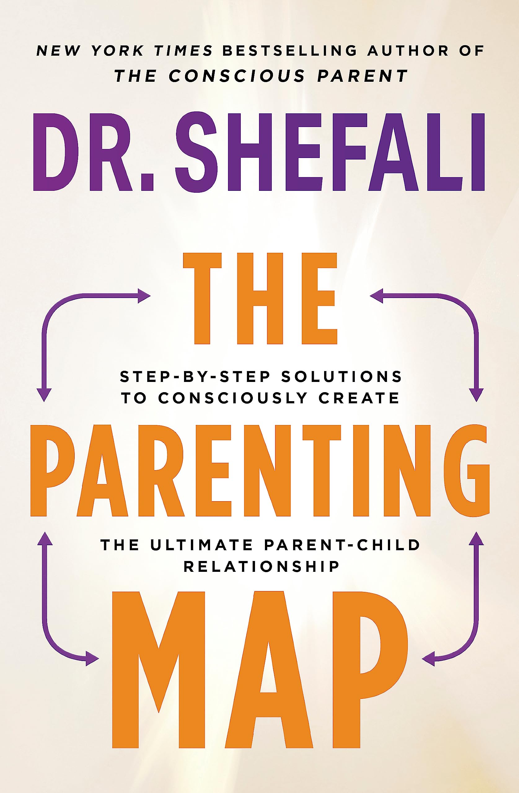 Front cover of the book 'The Parenting Map: Step-by-Step Solutions to Consciously Create the Ultimate Parent-Child Relationship' by Dr Shefali Tsabary.