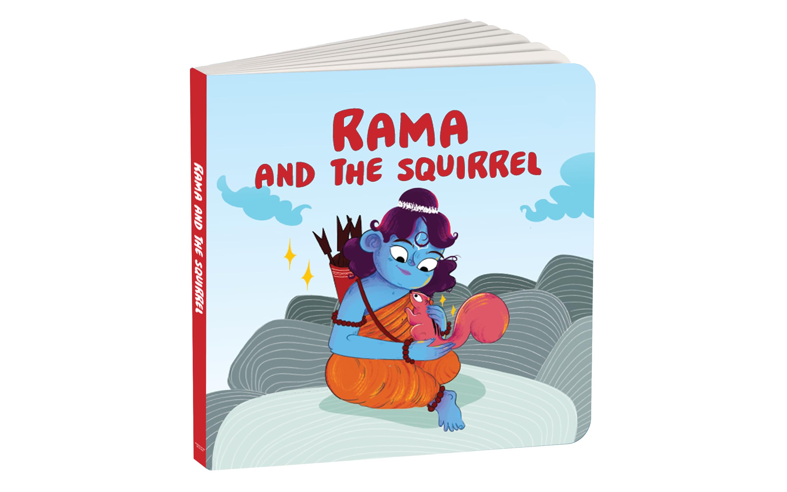 Front cover of the book 'Tales of Hindu Gods and Goddesses: Ram and the Squirrel' by Pengiun.