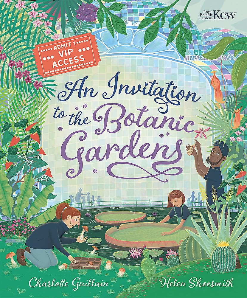 Front cover of the book 'GARDNERS An Invitation to the Botanic Gardens.' by Charlotte Guillain.