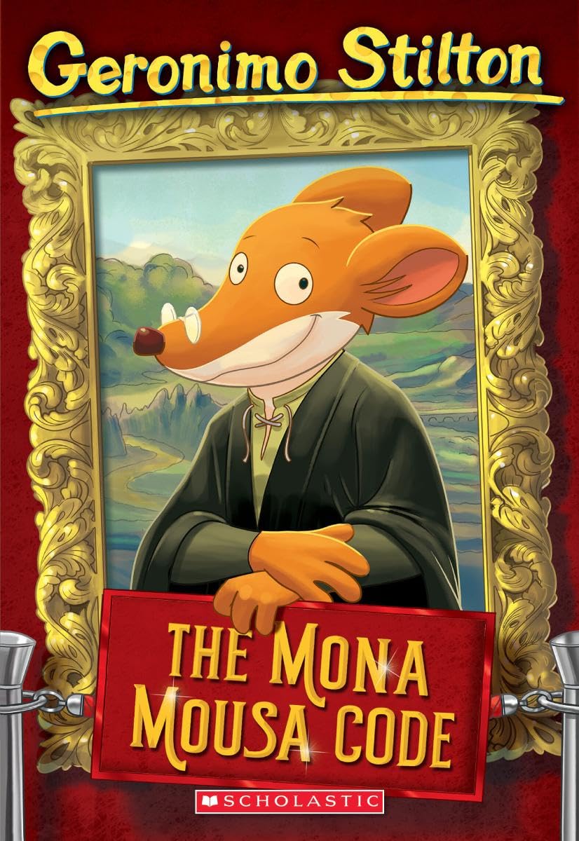 Front cover of the book 'The Mona Mousa Code' by Stilton Geronimo.