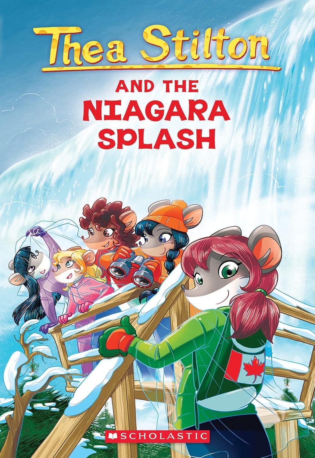 Front cover of the Paperback book 'Thea Stilton #27: Thea Stilton And Niagara Splash Scholastic US' by Scholastic US.