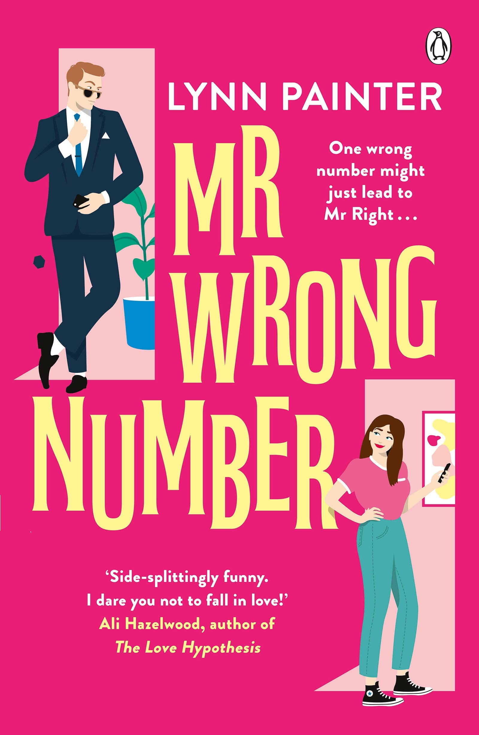 Front cover of the book 'Mr wrong number: tiktok made me buy it!' by Painter, Lynn.