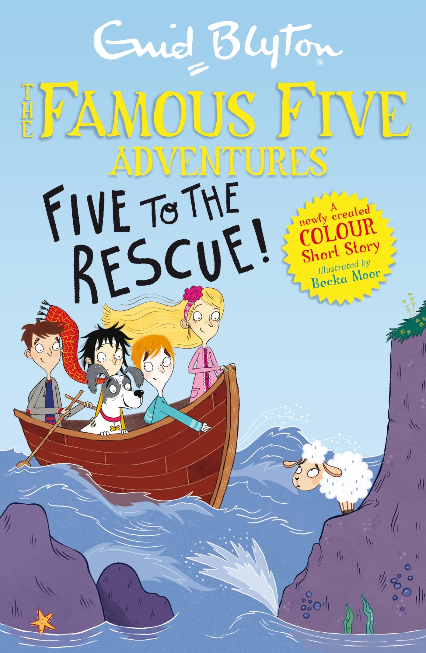 Front cover of the book 'Famous Five Colour Short Stories: Five to the Rescue! (Famous Five: Short Stories)' by Blyton, Enid.