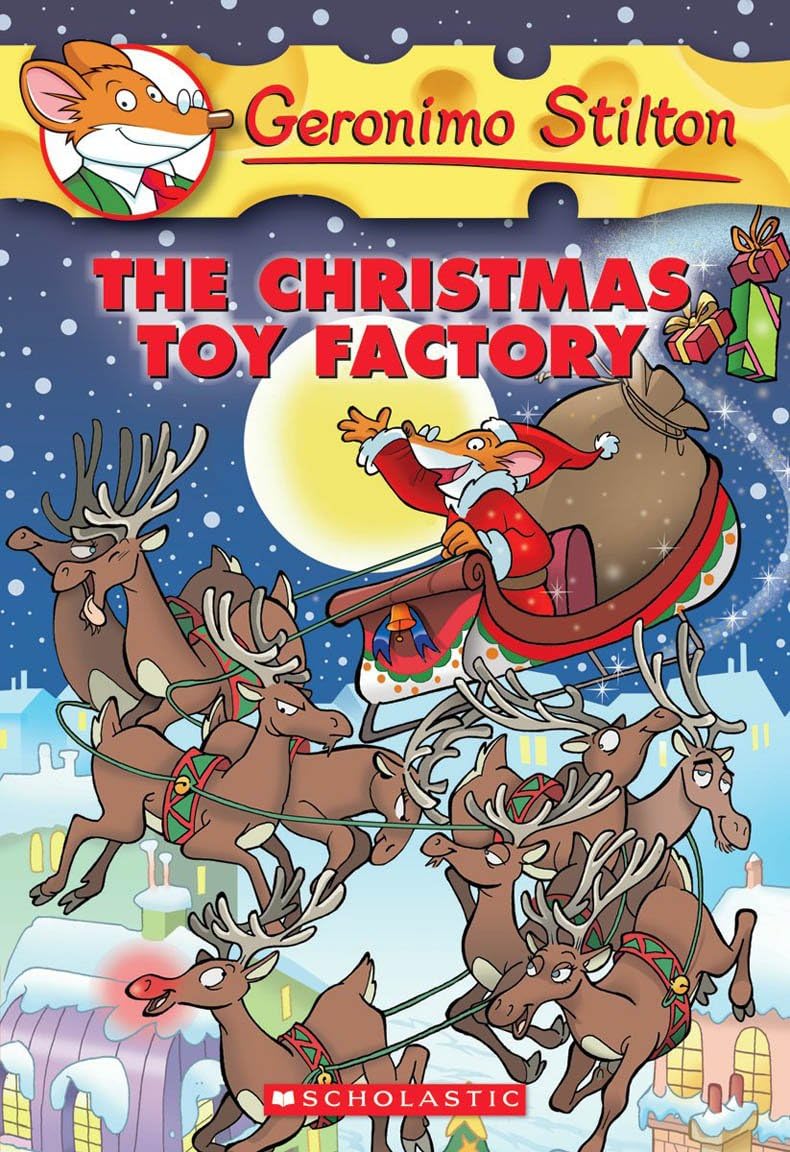 Front cover of the book 'The Christmas Toy Factory (Geronimo Stilton, No. 27)' by Stilton Geronimo.