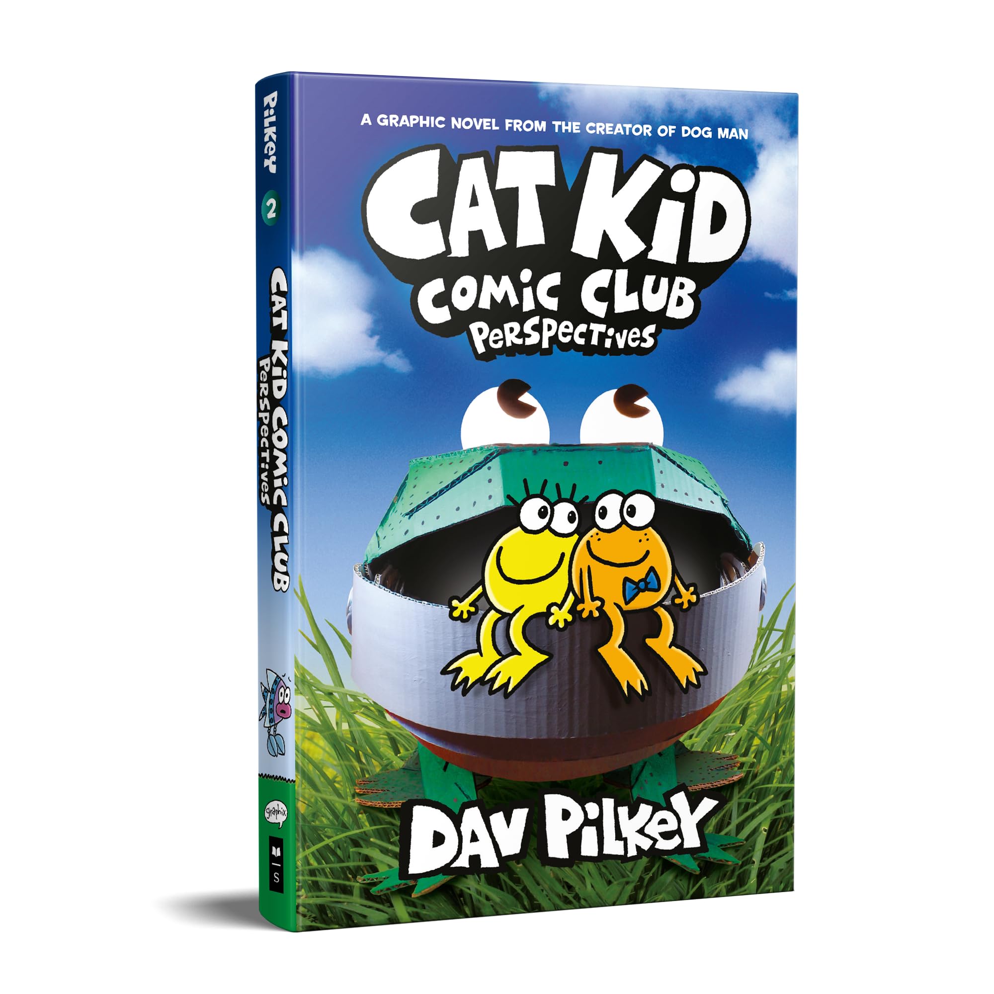 Front cover of the book 'Best Seller Cat Kid Comic Club: Perspectives: A Graphic Novel (Cat Kid Comic Club #2): From the Creator of Dog Man' by Ana Huang.