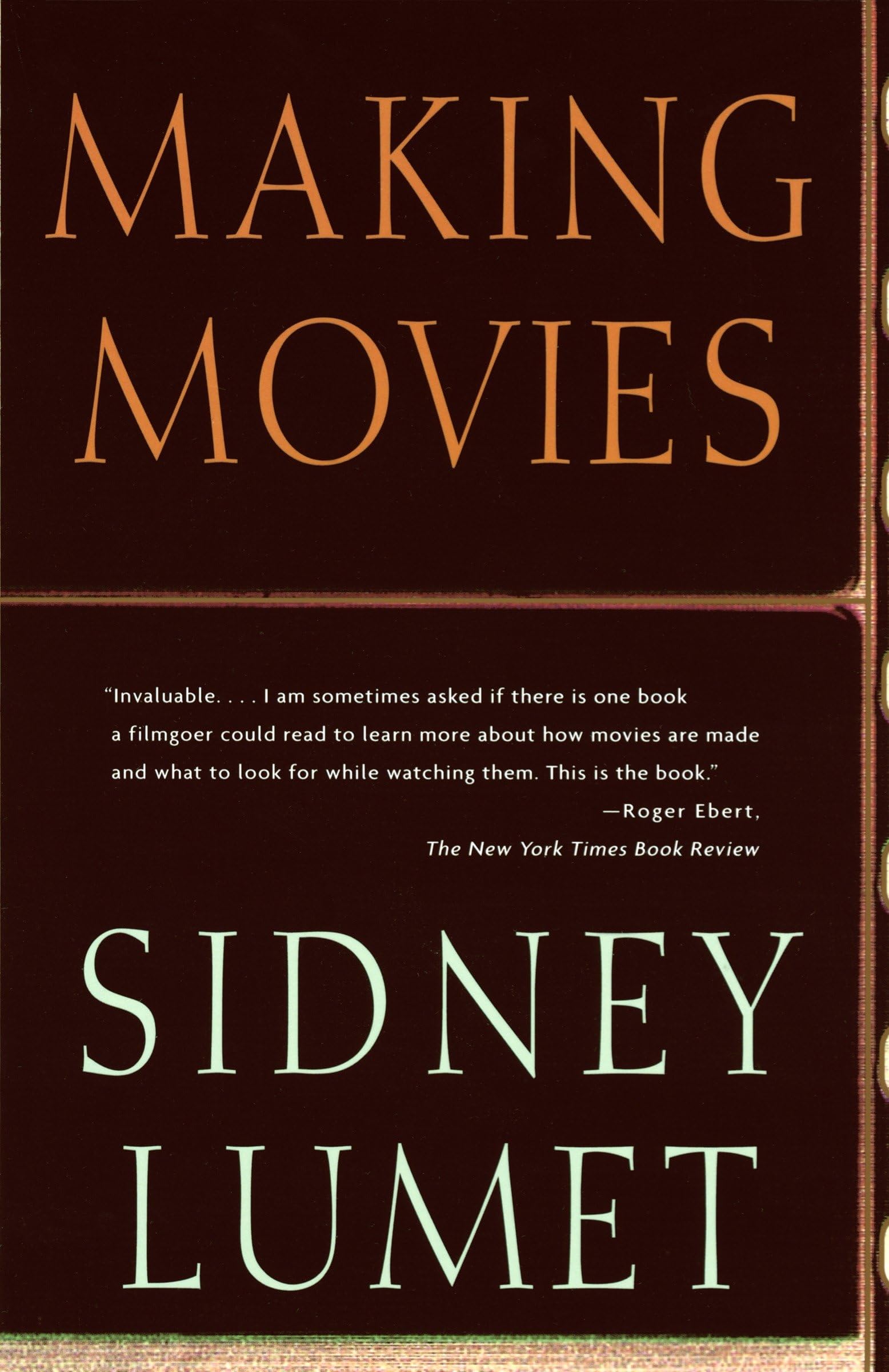 Front cover of the book 'Making Movies' by Lumet Sidney.