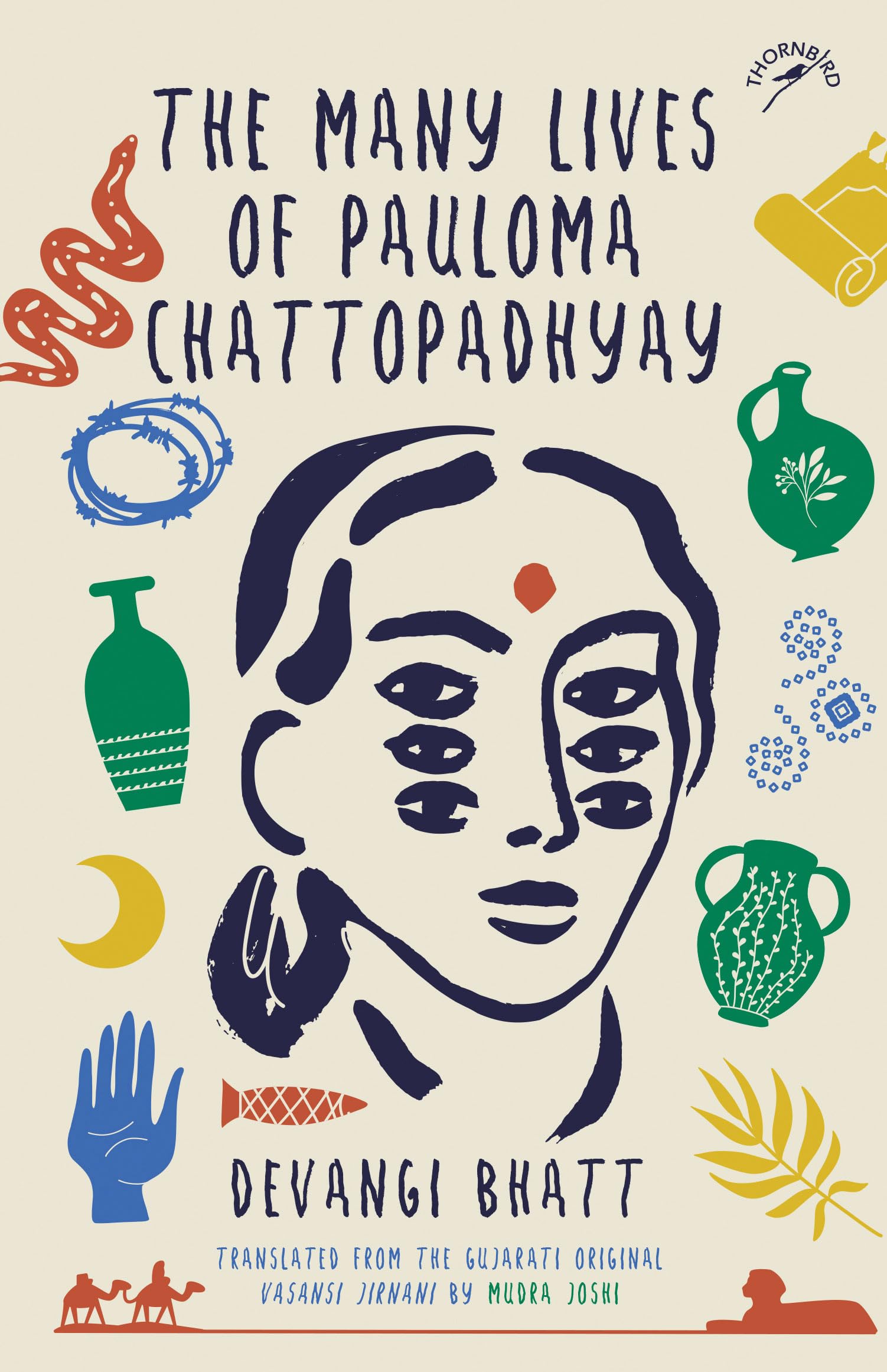 Front cover of the book 'NIYOGI BOOKS The Many Lives of Pauloma Chattopadhyay' by Devangi Bhatt.
