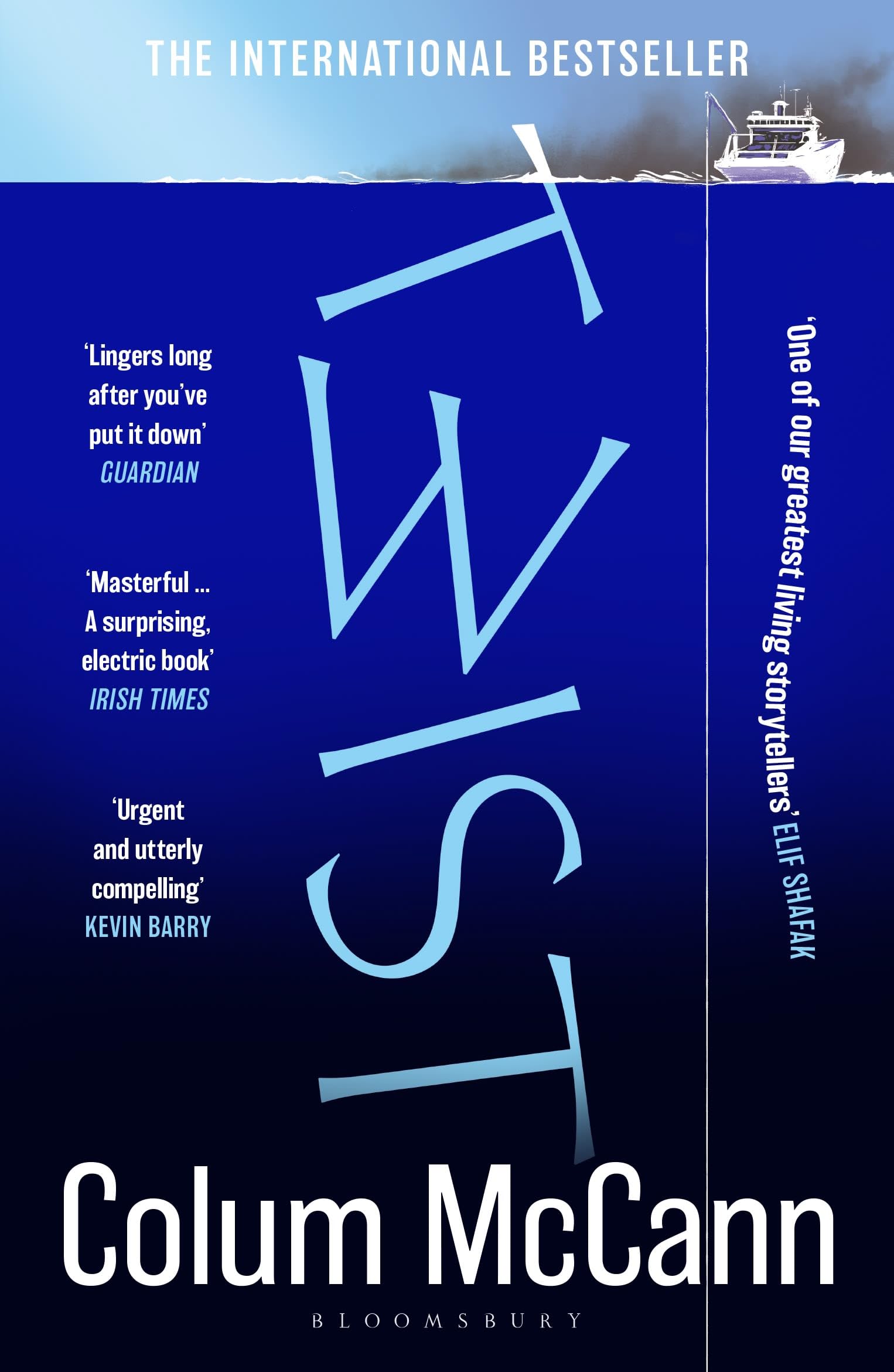 Front cover of the book 'Twist' by Colum McCann.