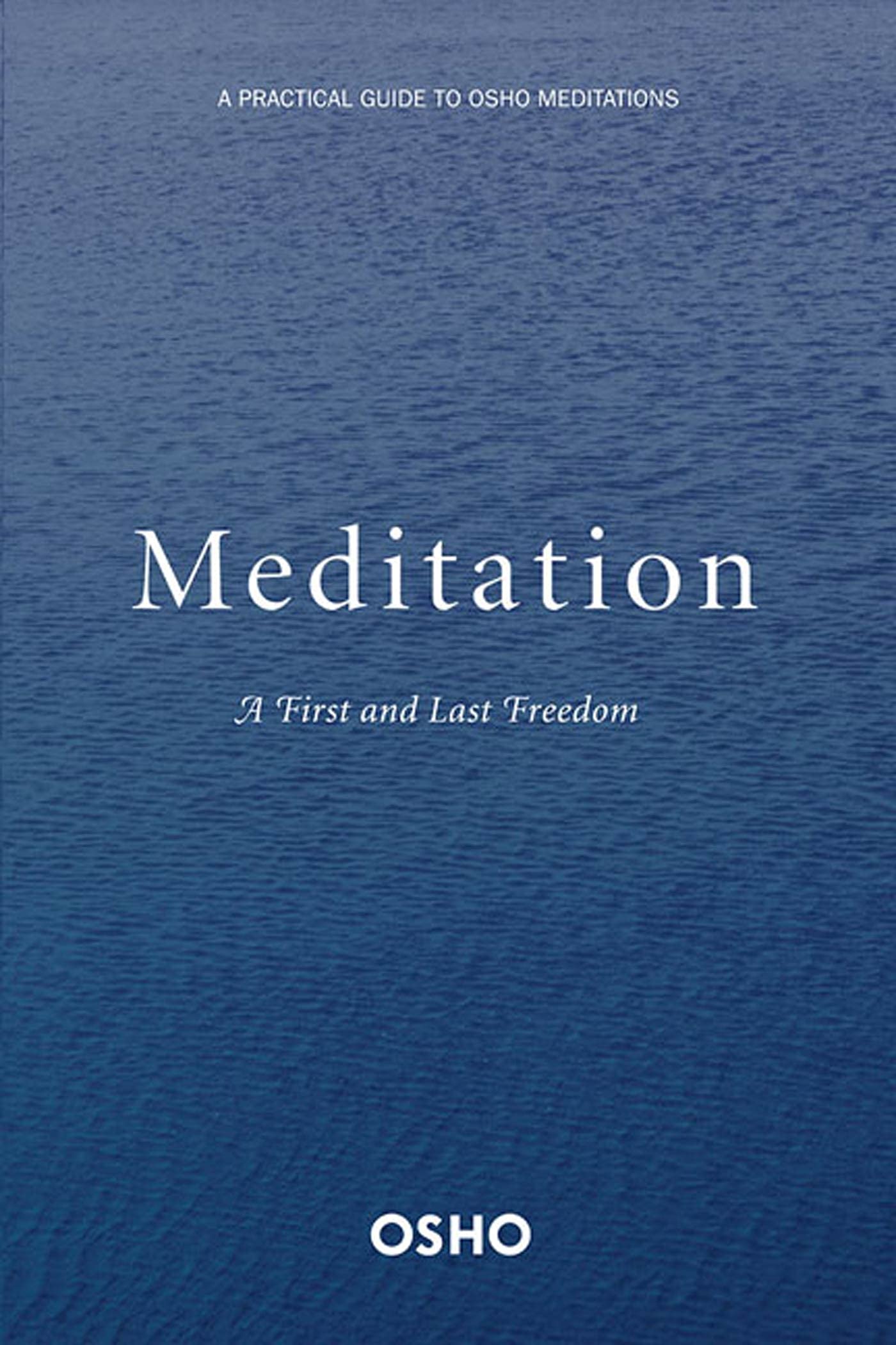 Front cover of the book 'Meditation' by Osho.