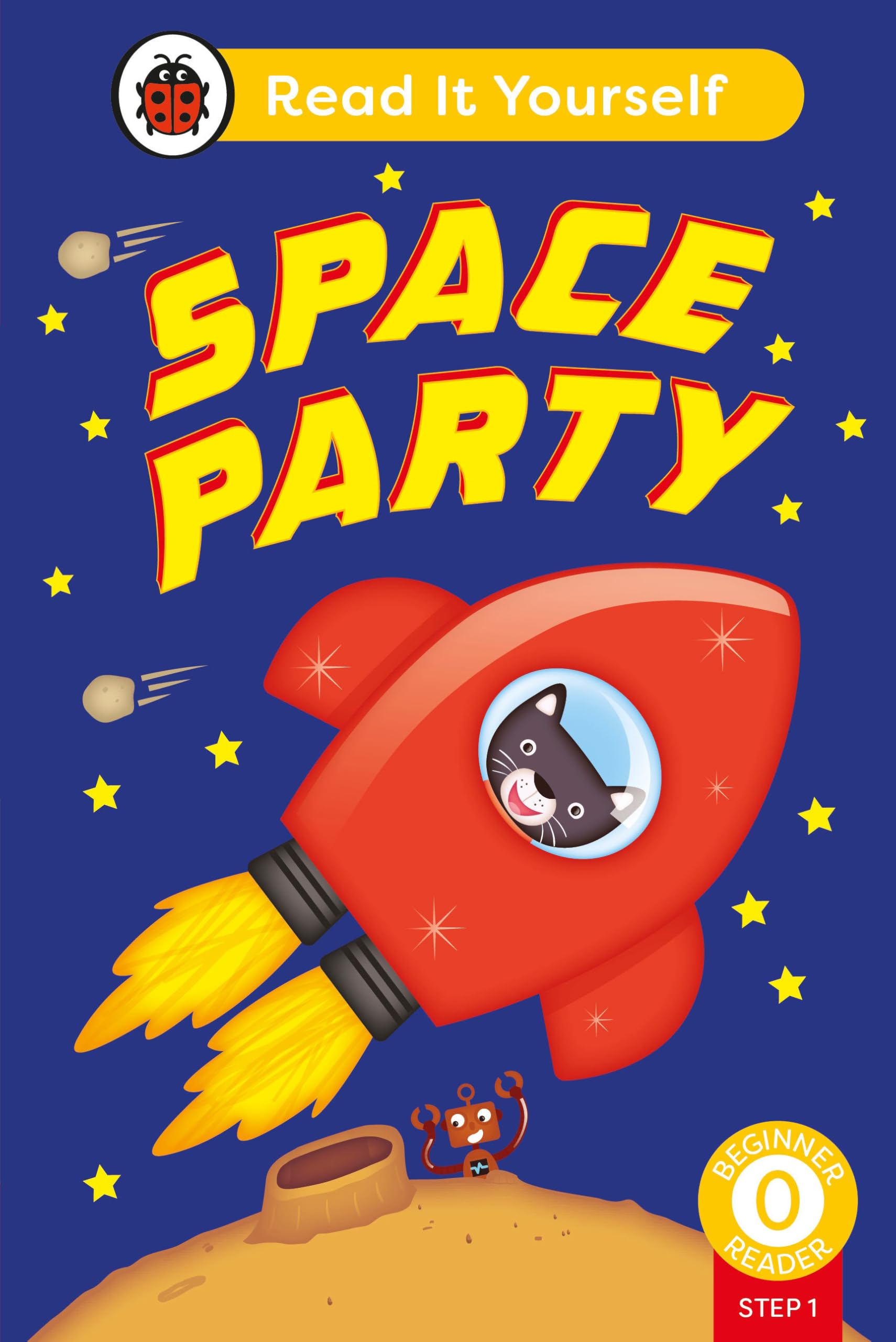 Front cover of the book 'Space Party (Ladybird Read It Yourself, Level 0 Beginner Reader, Step 1)' by Ladybird.