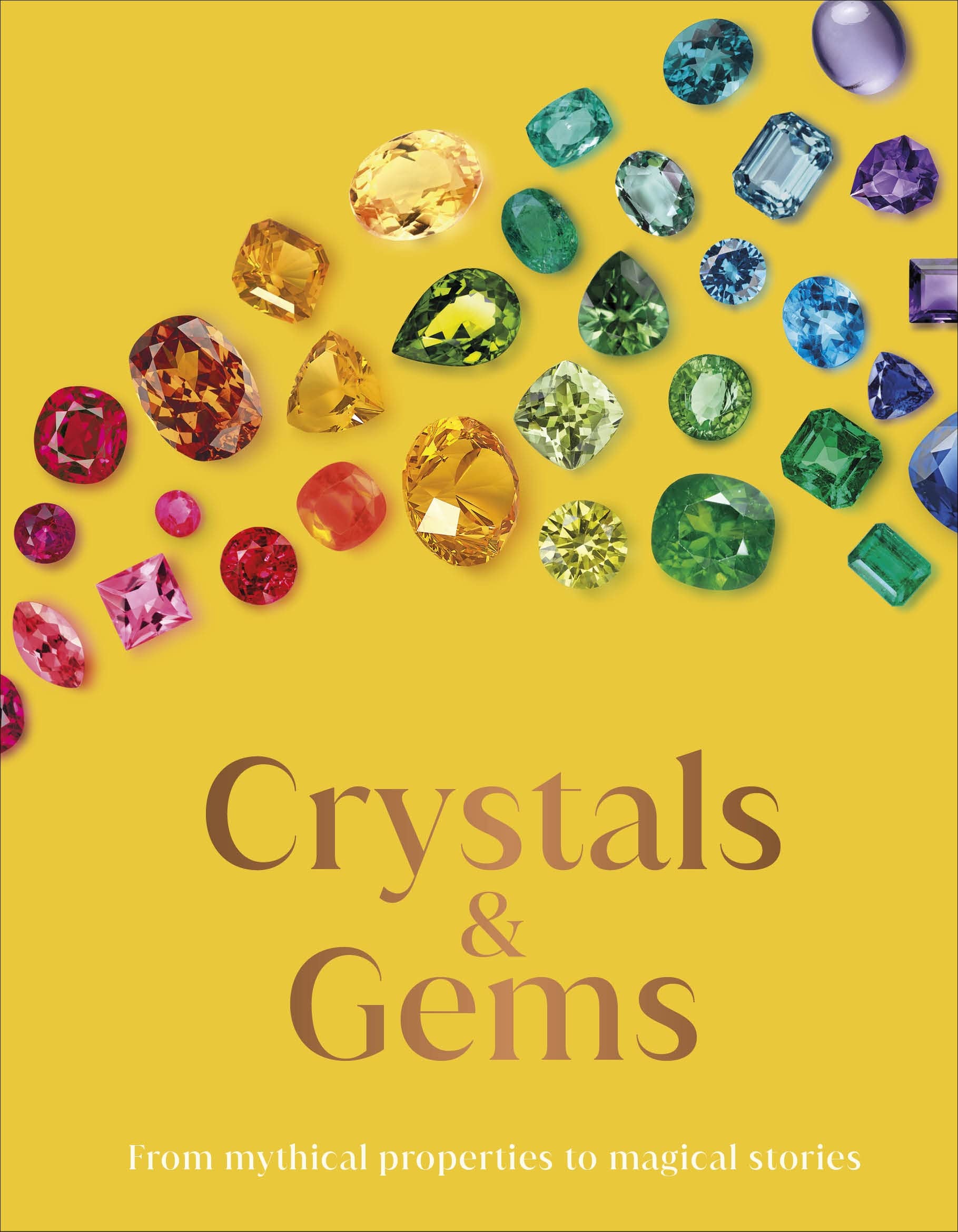 Front cover of the book 'Crystal and Gems: From Mythical Properties to Magical Stories (DK Secret Histories)' by Dk.