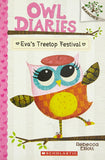 Front cover of the book 'Owl Diaries #1: Eva's Treetop Festival (Branches)' by Elliott, Rebecca.