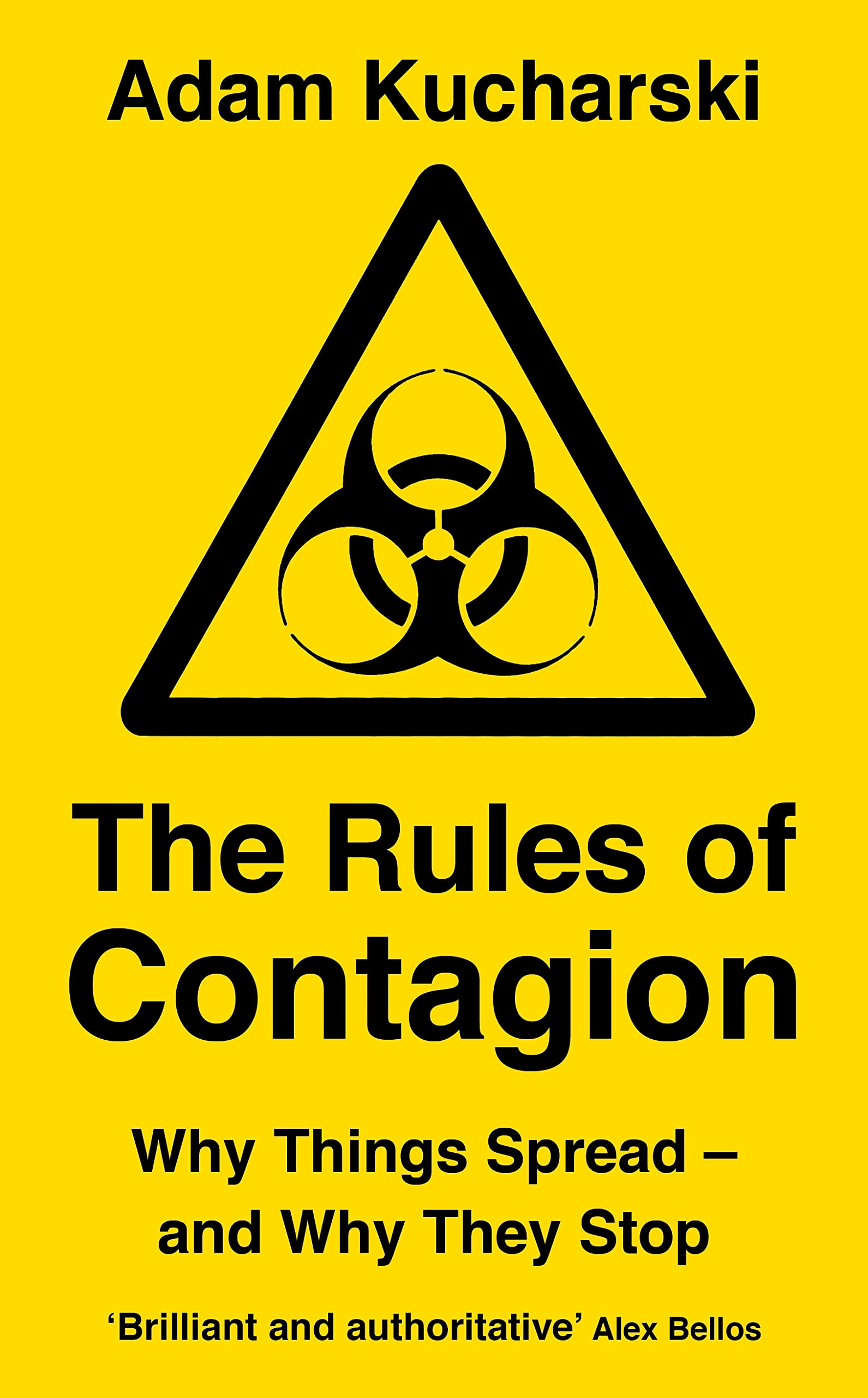Front cover of the book 'The Rules of Contagion: Why Things Spread - and Why They Stop' by Adam Kucharski.