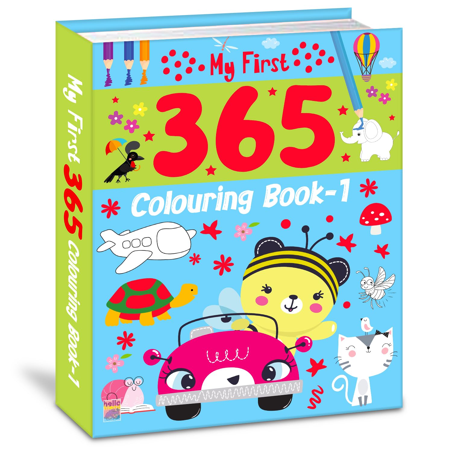 Front cover of the book '365 Colouring Book-1' by Na.
