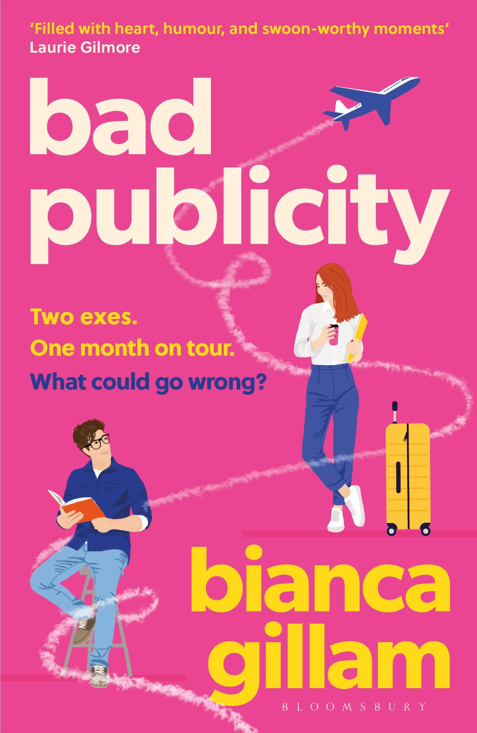 Front cover of the book 'Bloomsbury Publishing Bloomsbury Bad Publicity The irresistibly bookish enemies-to-lovers, second chance romance, perfec' by Bianca Gillam.
