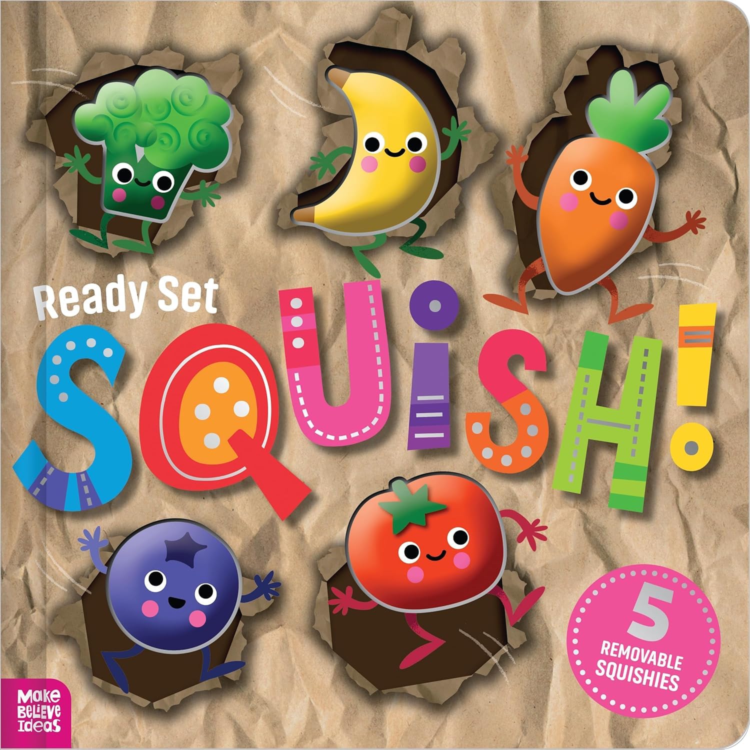 Front cover of the book 'Make Believe Ideas Ready Set Squish!.' by Alexander Cox.