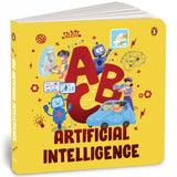 Front cover of the Board Book book 'ABC Artificial Intelligence: Discover A to Z of AI | An Engaging Illustrated Board Book | Introduction to AI, Computers' by Penguin.