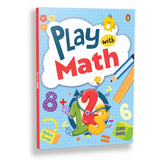 Front cover of the book 'Play with Math: First Practice Workbook | Fun and Interactive Math Learning Activities | Number Recognition, Addition, S' by Penguin.