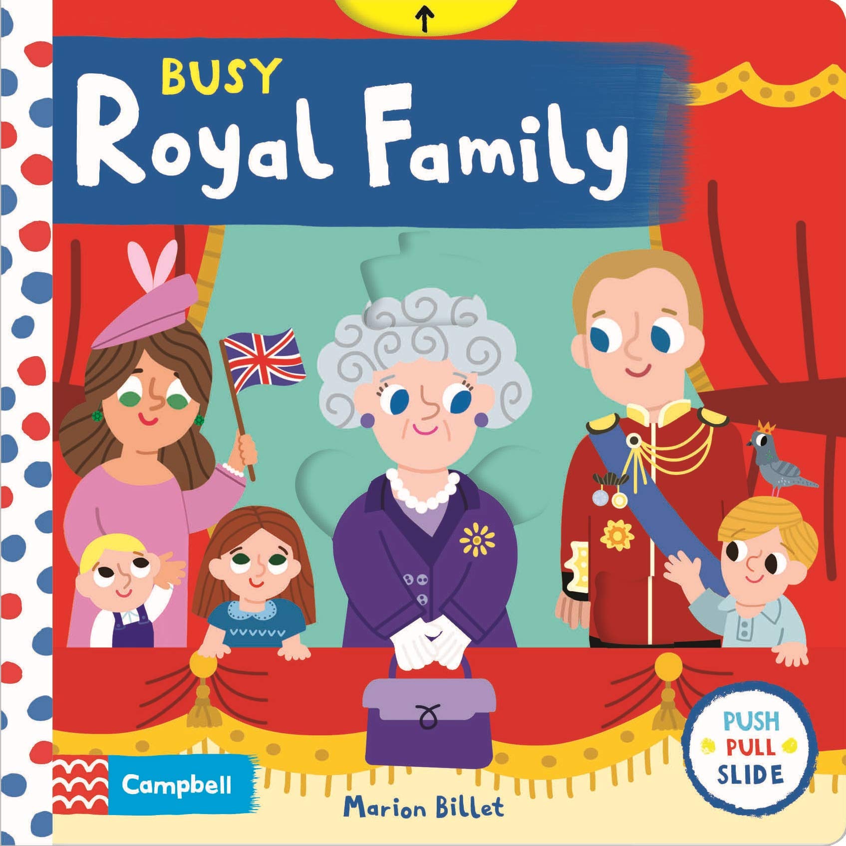 Front cover of the book 'Busy Royal Family (57) (Busy Books)' by Campbell Books.