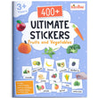 Front cover of the book 'Pegasus 400+ Ultimate Stickers Book for Children - Fruits and Vegetables for 3+ Years Kids | Stickers for Classroom Acti' by Team Pegasus.