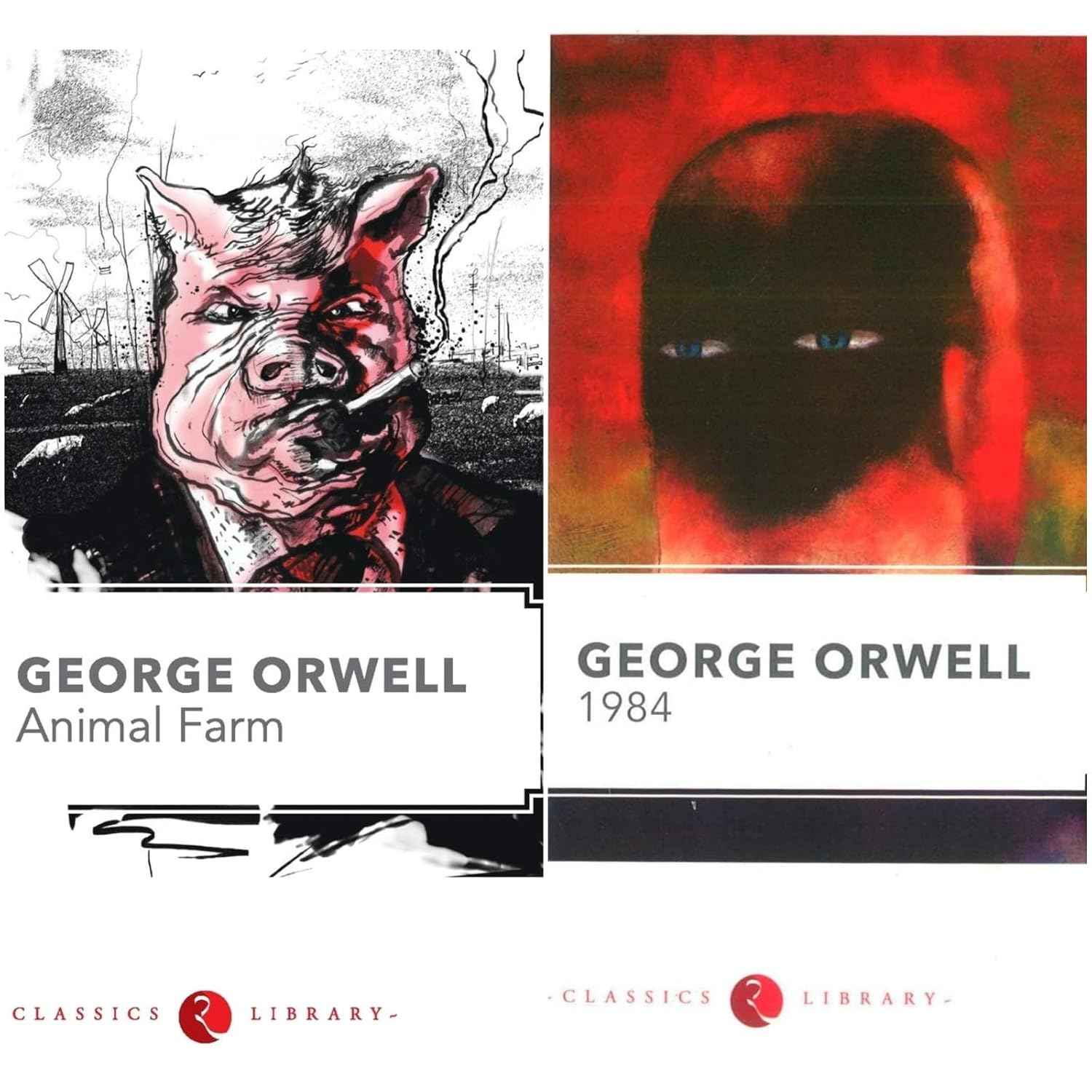 George Orwell Bestselling 2 Books Set - 1984 & Animal Farm