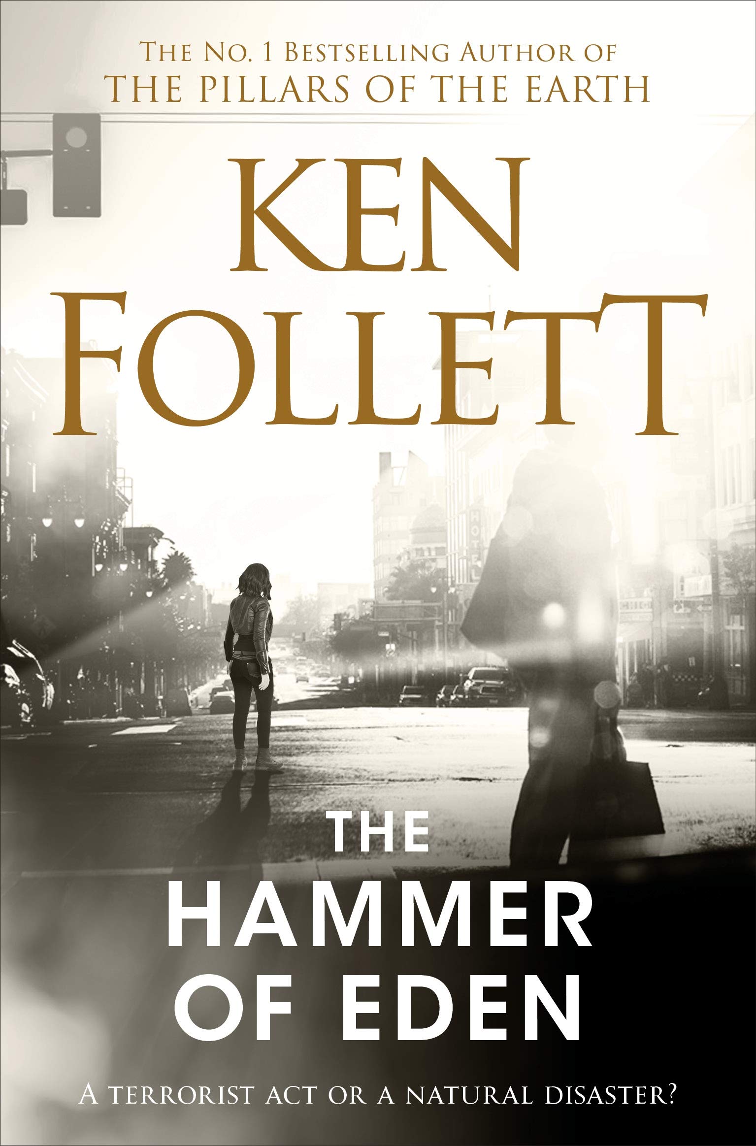 Front cover of the book 'The Hammer of Eden' by Ken Follett.