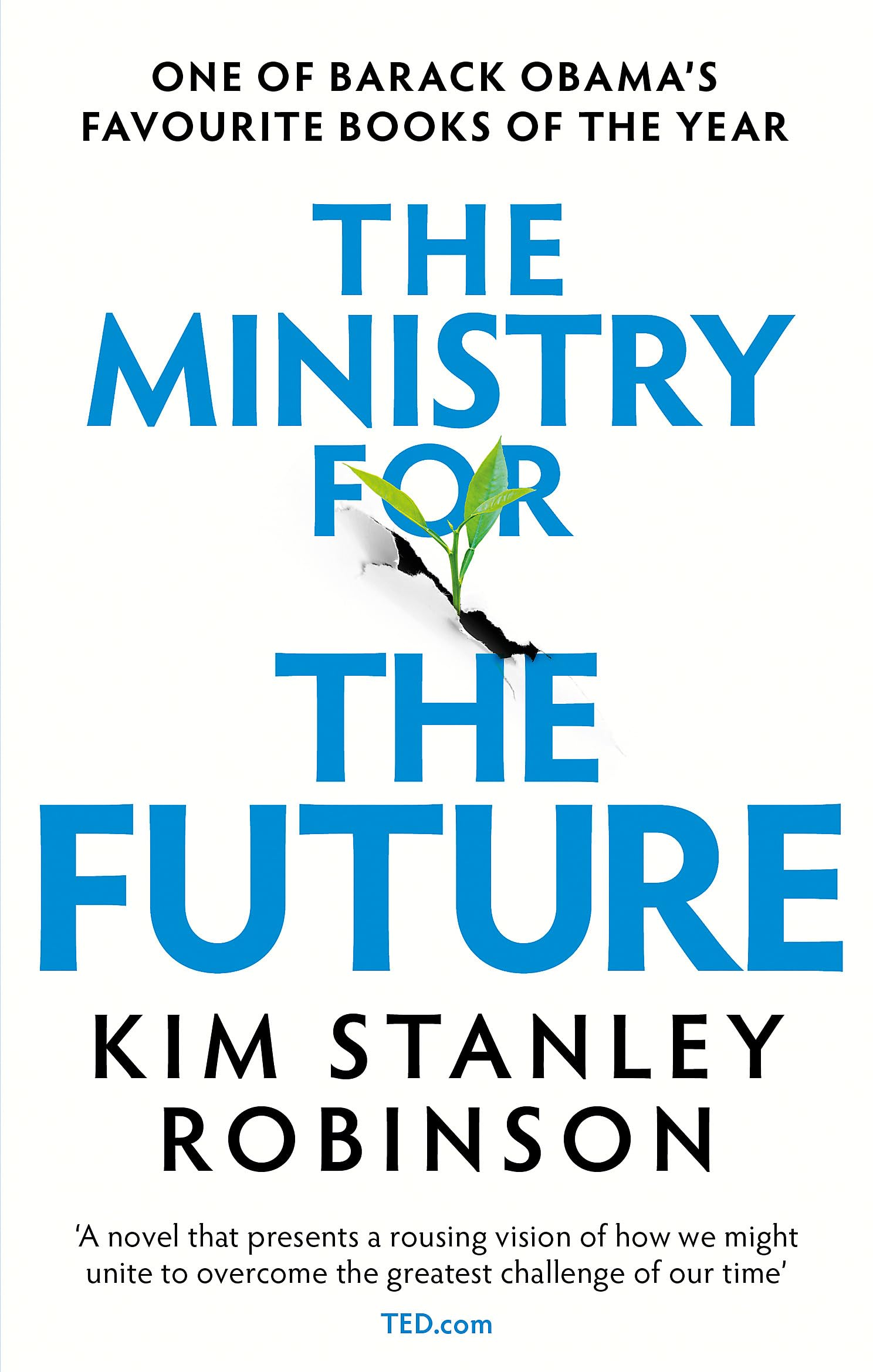 Front cover of the book 'The ministry for the future' by Robinson, Kim Stanley.