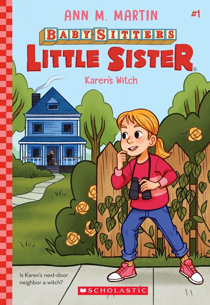 Front cover of the book 'Baby-Sitters Little Sister #1: Karen's Witch' by Ann M Martin.
