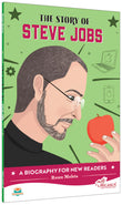 Front cover of the book 'Steve Jobs-Biography Inspiring Stories Book for Kids Children' by Pegasus.