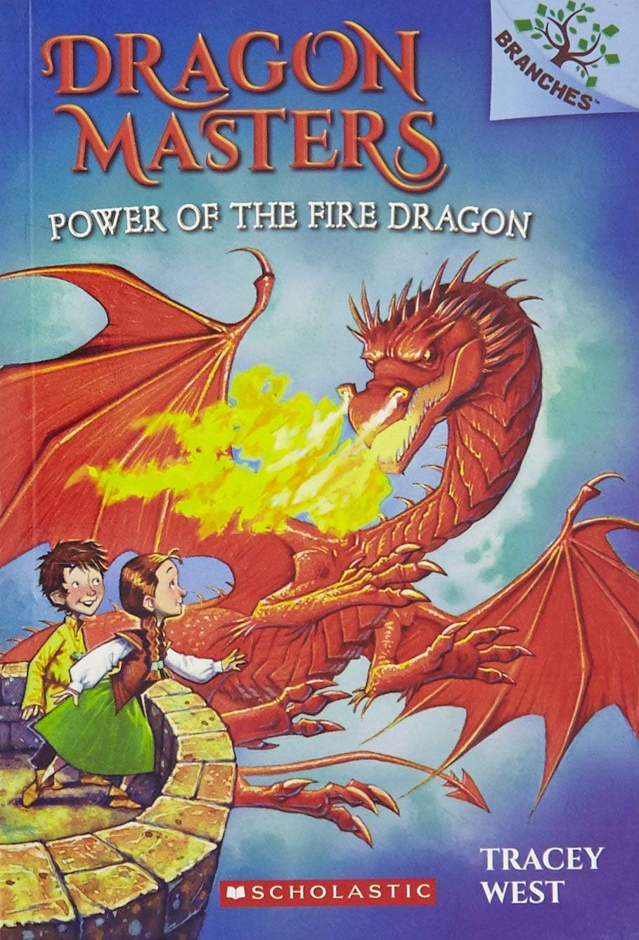 Front cover of the book 'Dragon Masters #04: Power of the Fire Dragon' by Tracey West.