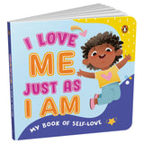 Front cover of the book 'My Book of Self-love-I Love Me Just As I Am: A Heartwarming Rhyming Book for Kids I Build Confidence, Kindness & Gratitu' by Penguin.