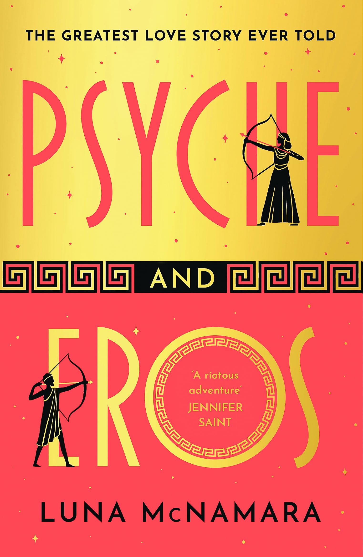 Front cover of the book 'Psyche and eros' by Luna McNamara.