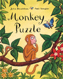 Front cover of the book 'Monkey Puzzle Big Book' by Julia Scheff Donaldson.