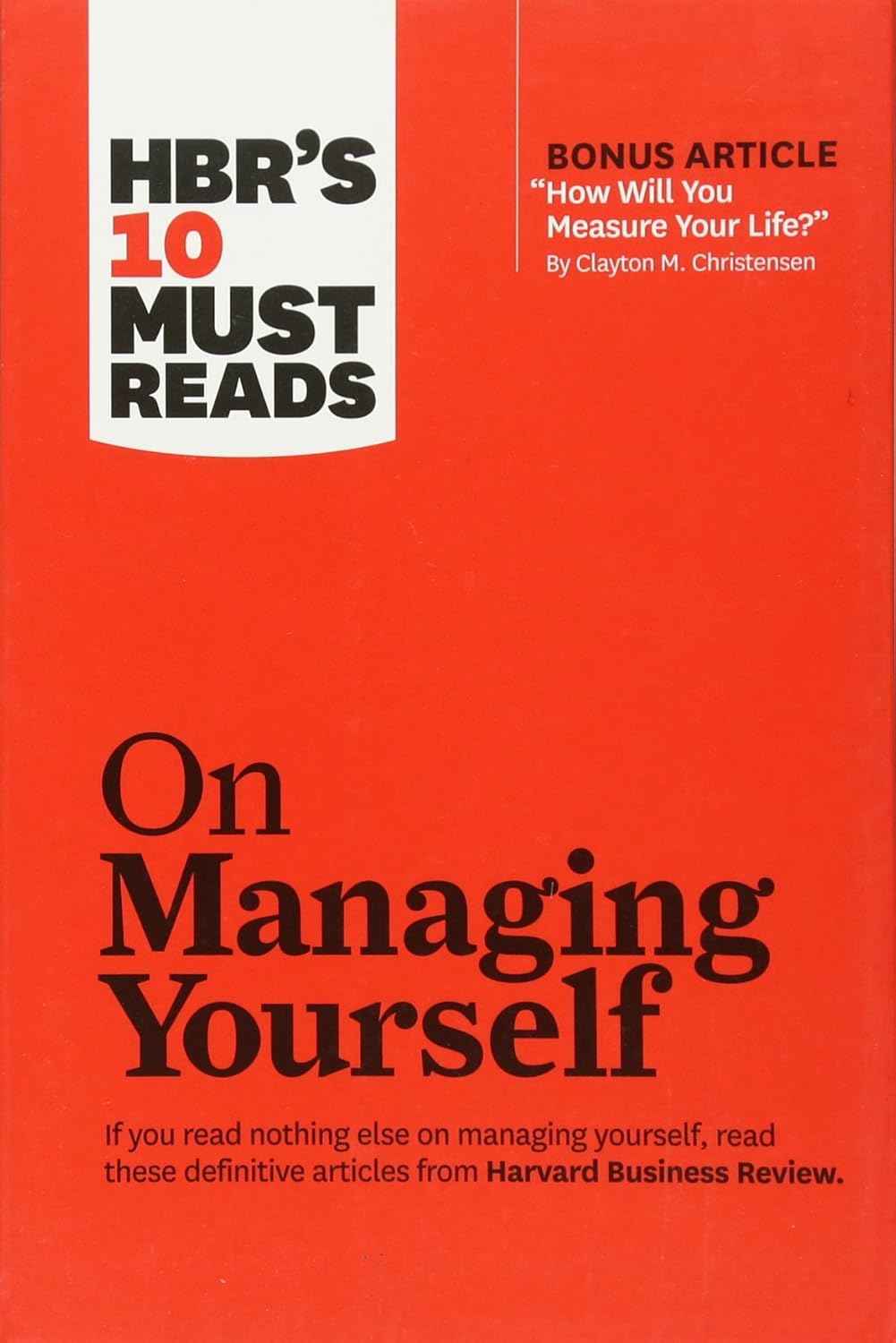 HBRs 10 Must Reads on Managing Yourself PaperbackÐ   by HBR