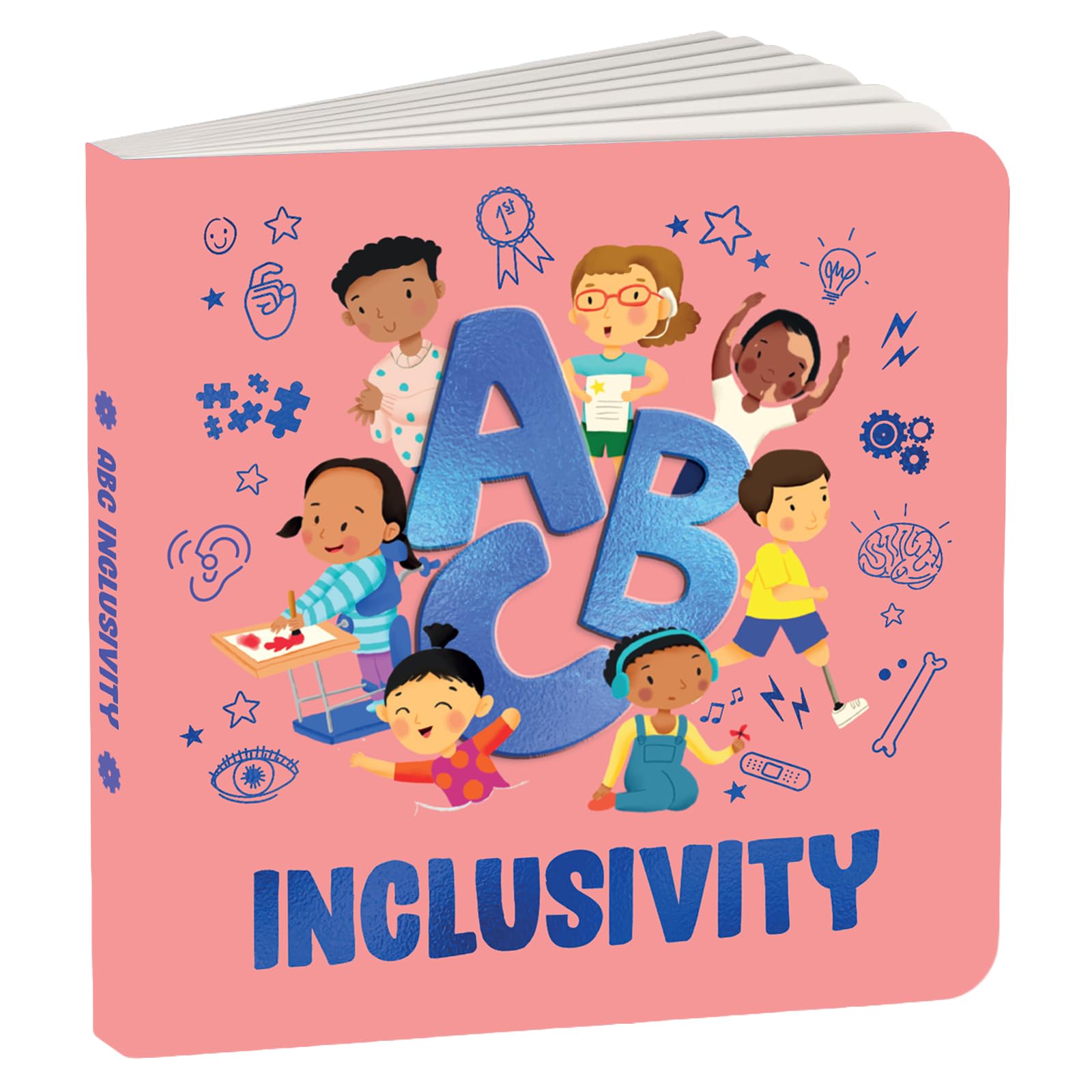 Front cover of the book 'ABC Inclusivity: A Simple Disability Inclusion Book for Kid| For Kids Ages 3+ (Penguin Early Learning)' by Pengiun.