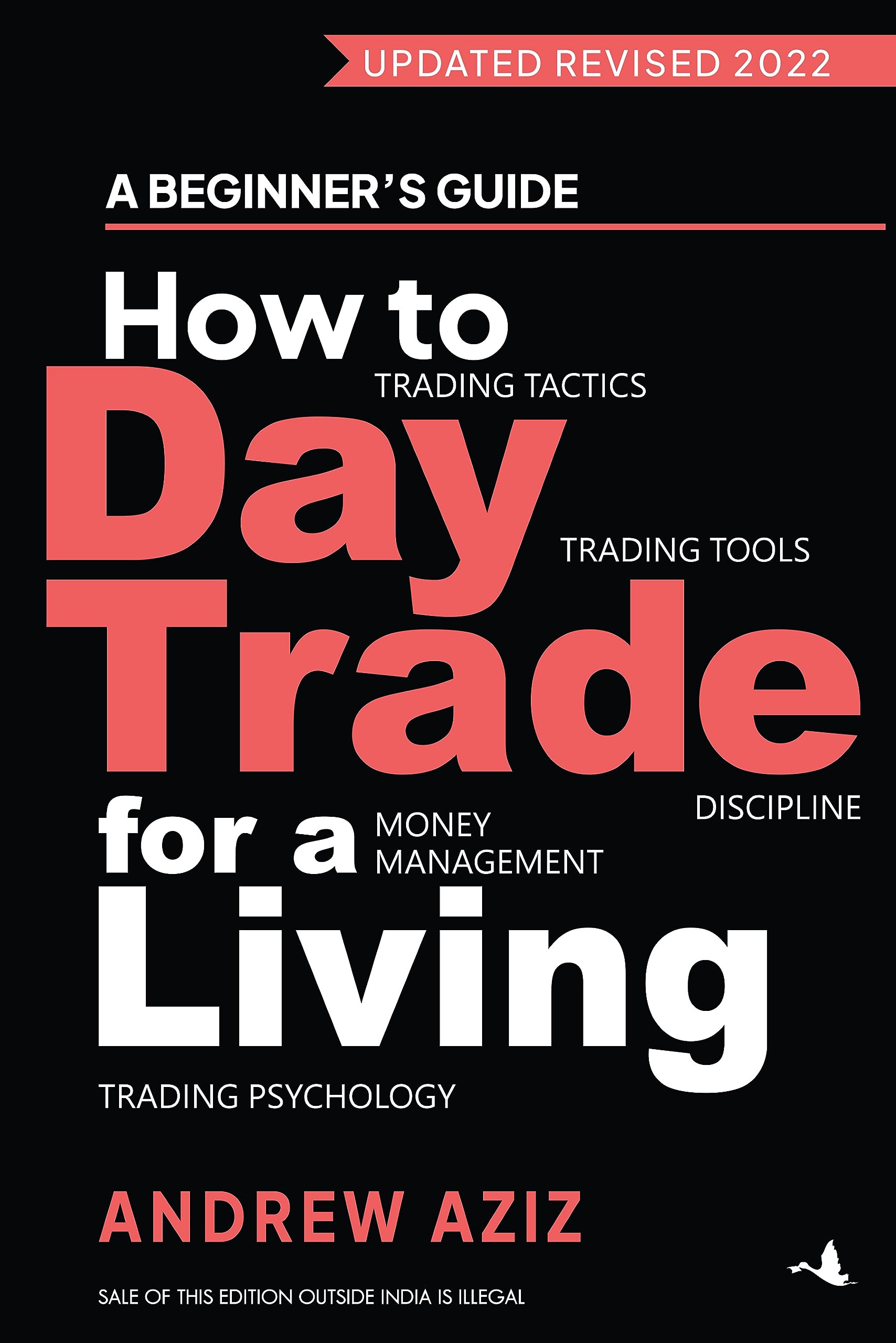 Front cover of the book 'How to day trade for a living' by Andrew Aziz.