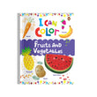 Front cover of the book 'I Can Color: Fruits and Vegetables' by Penguin.