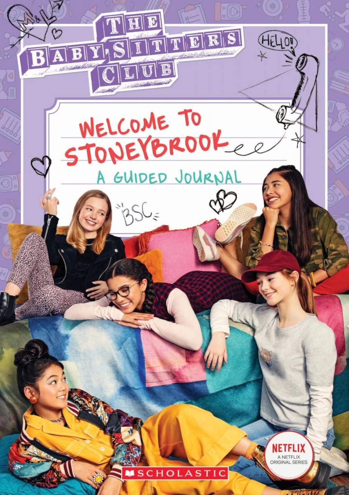 Front cover of the book 'Welcome to Stoneybrook: A Guided Journal (Baby-Sitters Club TV)' by Jenna Ballard.