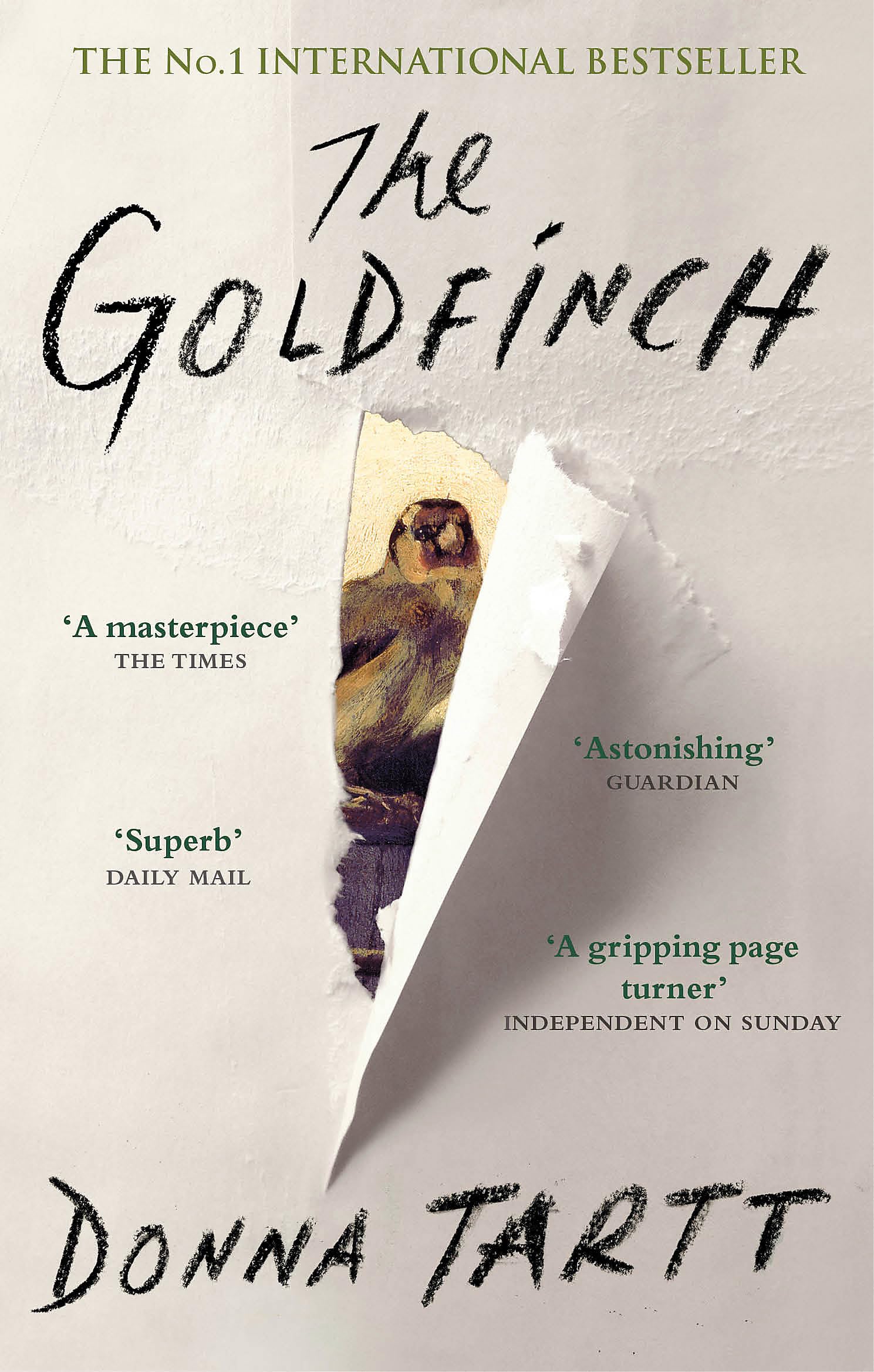 Front cover of the book 'The goldfinch' by Tartt, Donna.