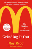 Front cover of the book 'GRINDING IT OUT' by Ray Kroc.