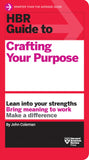 Front cover of the book 'HBR Guide to Crafting Your Purpose' by Harvard Business Review.